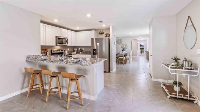 Interior, Kitchen, Recessed Lighting, Stainless Steel Appliances