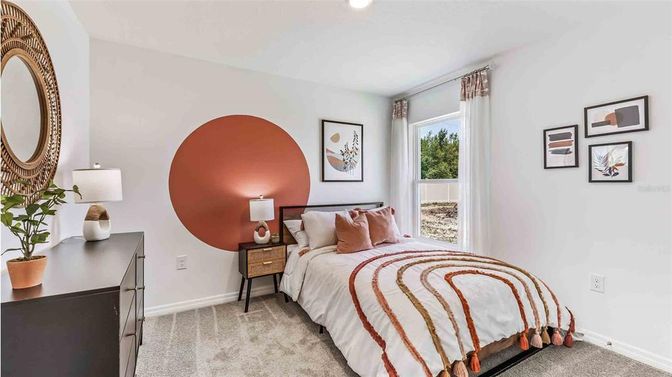 Bedroom, Interior, Recessed Lighting