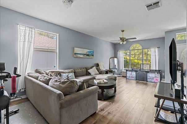Fitness Equipment, Interior, Living room, Wood Texture Flooring