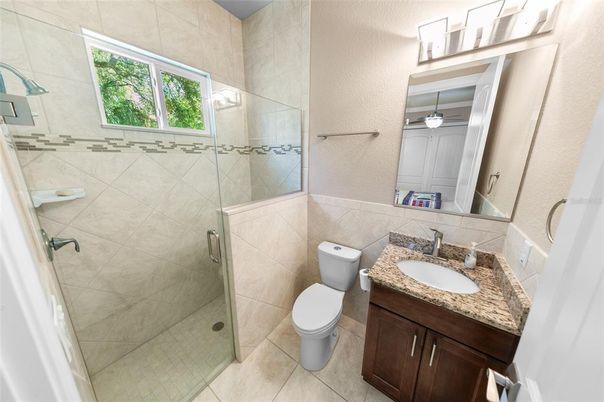 Bathroom, Glass Shower, Interior
