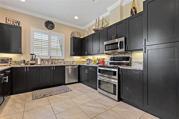 Interior, Kitchen, Recessed Lighting, Stainless Steel Appliances