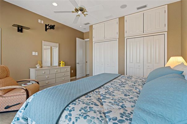 Bedroom, Interior, Recessed Lighting