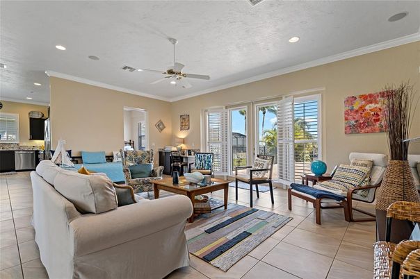 Interior, Living room, Recessed Lighting