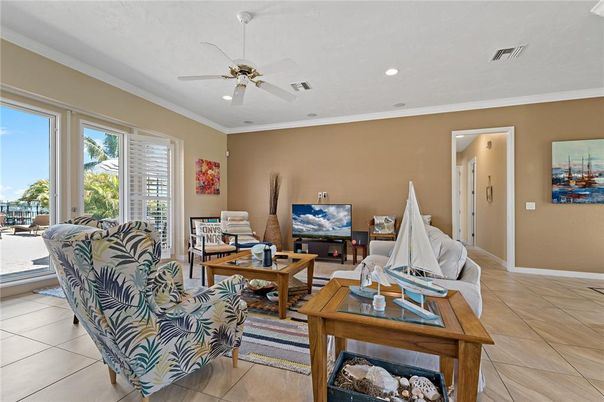 Interior, Living room, Recessed Lighting