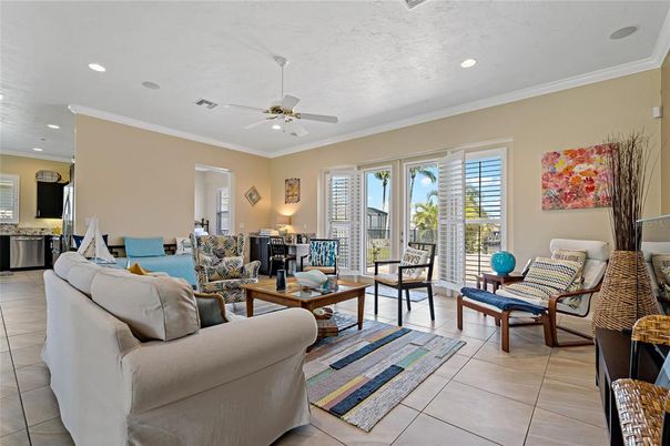 Interior, Living room, Recessed Lighting