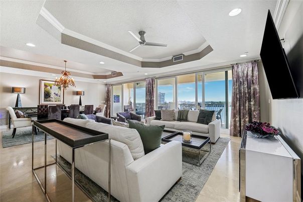 Chandelier, Interior, Living room, Recessed Lighting