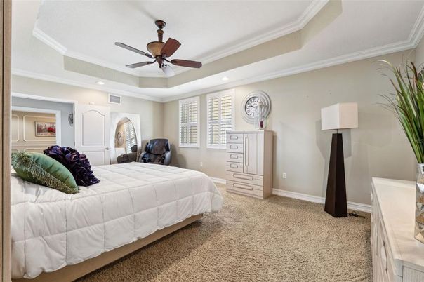 Bedroom, Interior, Recessed Lighting