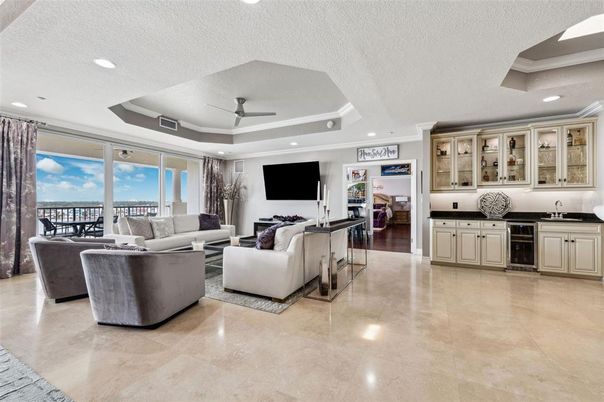 Interior, Living room, Recessed Lighting