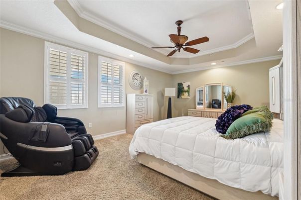 Bedroom, Interior, Recessed Lighting