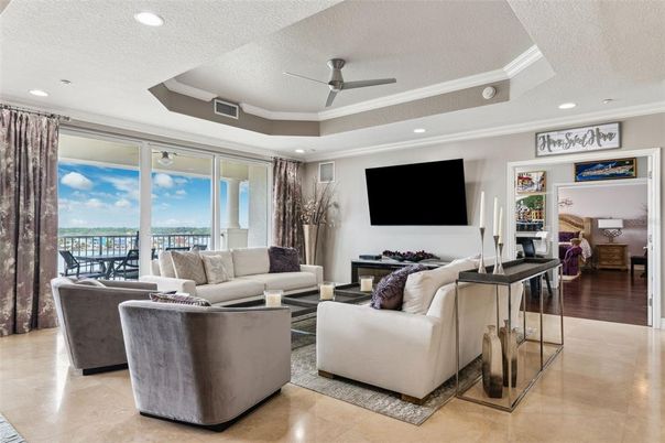 Interior, Living room, Recessed Lighting