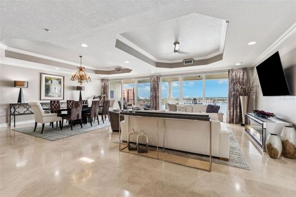 Chandelier, Dining room, Interior, Living room, Recessed Lighting
