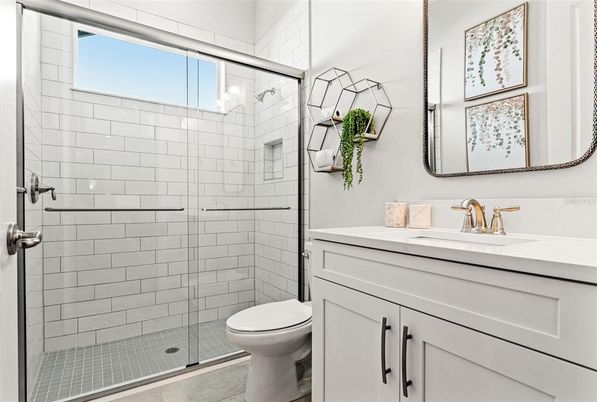 Bathroom, Glass Shower, Interior