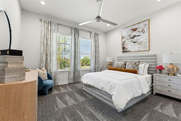 Bedroom, Interior, Recessed Lighting