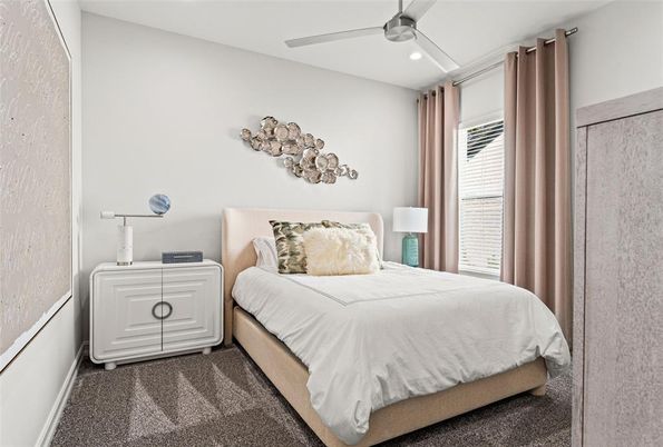 Bedroom, Interior, Recessed Lighting