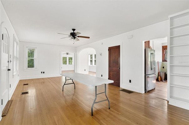 Interior, Kitchen, Wood Texture Flooring