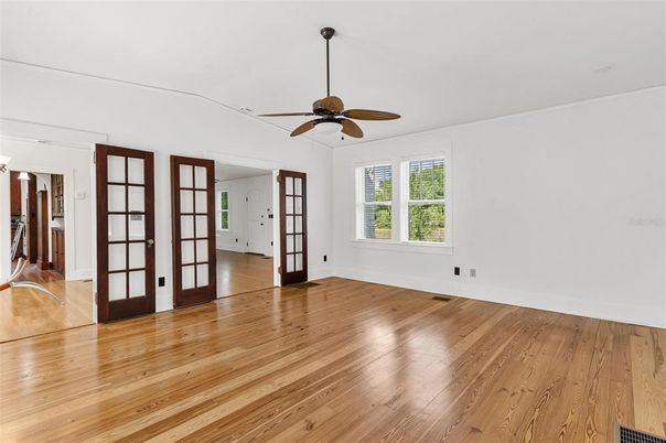 Empty room, Interior, Wood Texture Flooring