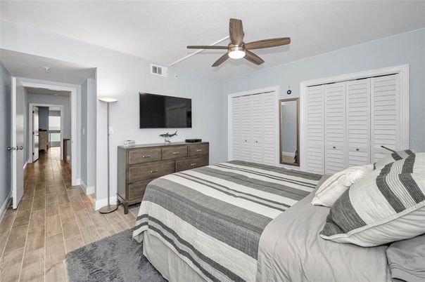 Bedroom, Interior, Wood Texture Flooring