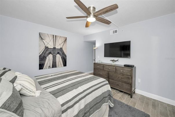 Bedroom, Interior, Wood Texture Flooring