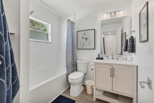 Bathroom, Interior, Wood Texture Flooring