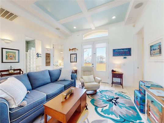 Interior, Living room, Recessed Lighting