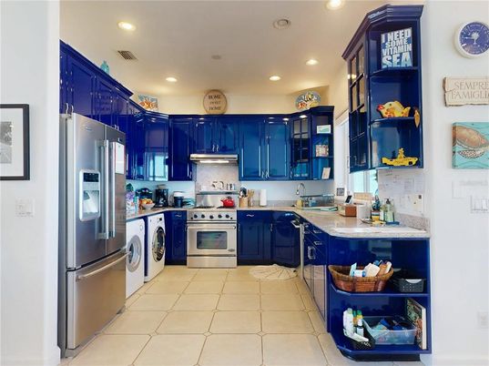 Interior, Kitchen, Recessed Lighting, Stainless Steel Appliances
