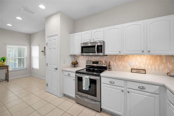 Interior, Kitchen, Recessed Lighting, Stainless Steel Appliances