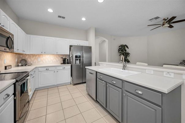 Interior, Kitchen, Recessed Lighting, Stainless Steel Appliances