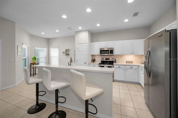 Interior, Kitchen, Recessed Lighting, Stainless Steel Appliances