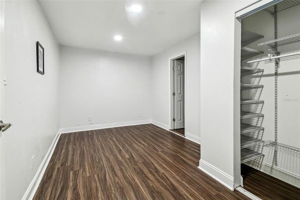 Interior, Recessed Lighting, Wood Texture Flooring