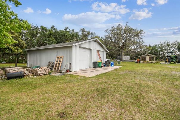 Backyard, Detached Garage, Exterior, Playground