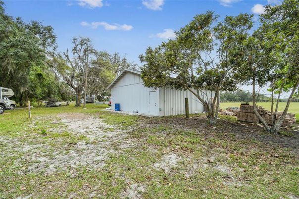 Backyard, Detached Garage, Exterior