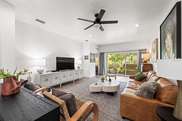 Interior, Living room, Recessed Lighting