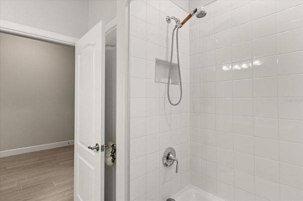 Bathroom, Interior, Wood Texture Flooring