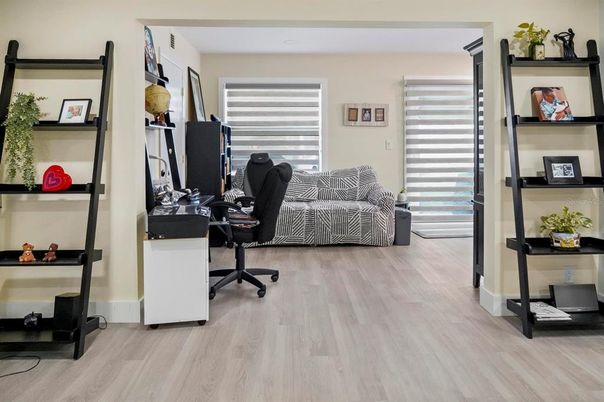 Home Office, Interior, Wood Texture Flooring