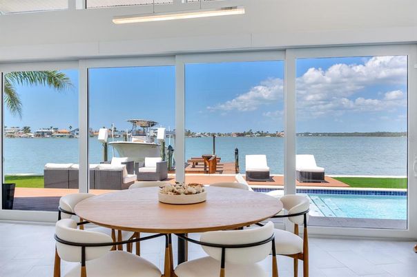 Dining room, Interior, Water