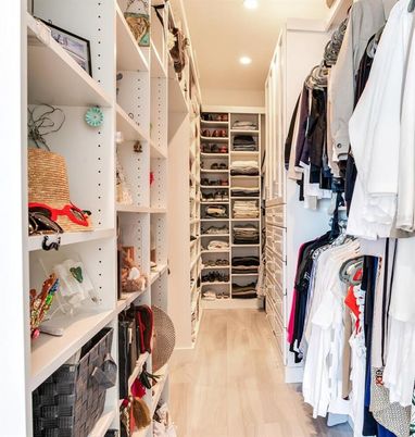 Interior, Recessed Lighting, Walk-in Closets, Wood Texture Flooring