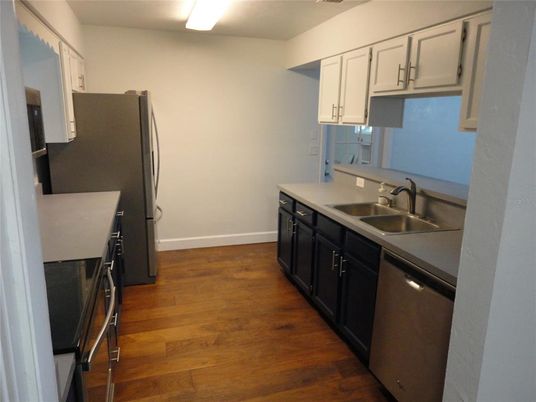 Interior, Kitchen, Wood Texture Flooring