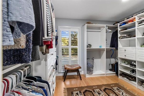Interior, Walk-in Closets, Wood Texture Flooring