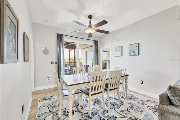 Dining room, Interior, Wood Texture Flooring