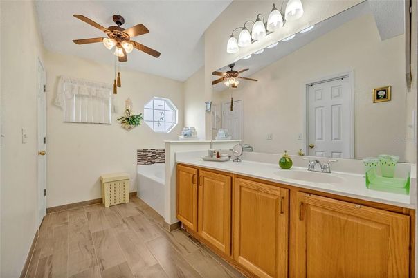 Bathroom, Interior, Wood Texture Flooring