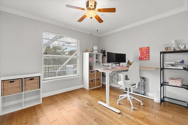Home Office, Interior, Wood Texture Flooring