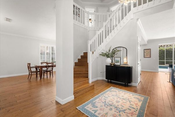 Dining room, Interior, Wood Texture Flooring
