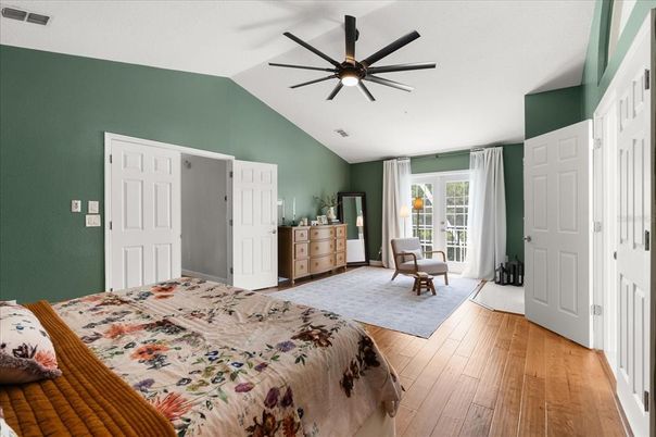Bedroom, Interior, Wood Texture Flooring