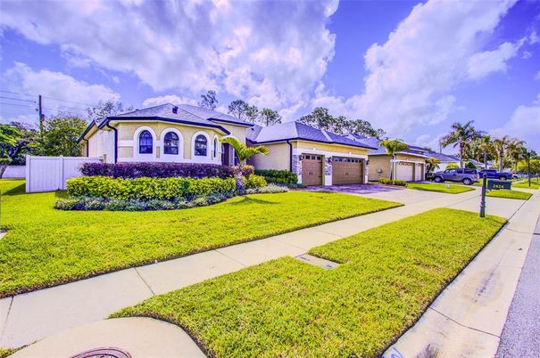 Attached, Backyard, Exterior, Facade, Solar Panels, Mediterranean