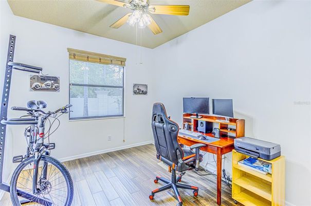 Home Office, Interior, Wood Texture Flooring