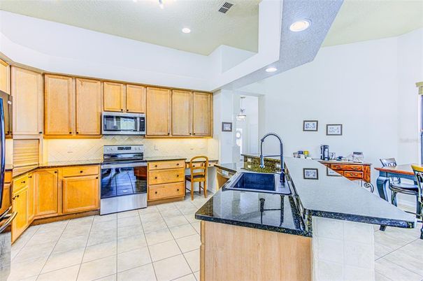 Interior, Kitchen, Recessed Lighting, Stainless Steel Appliances