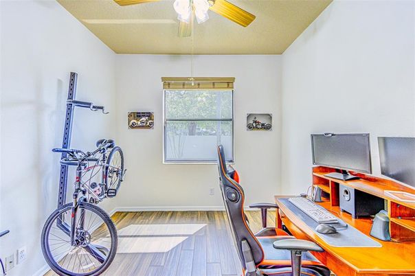 Home Office, Interior, Wood Texture Flooring