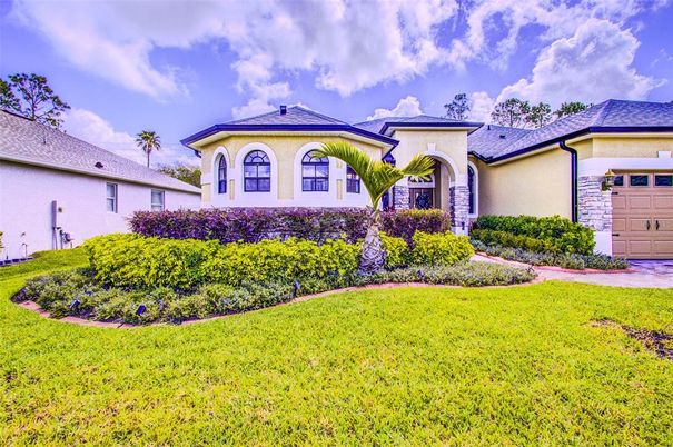 Attached, Backyard, Exterior, Facade, Mediterranean