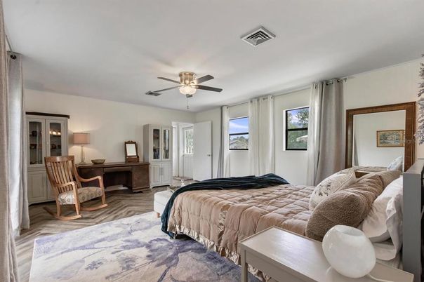 Bedroom, Home Office, Interior, Wood Texture Flooring