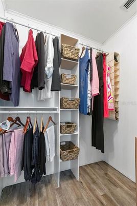 Interior, Walk-in Closets, Wood Texture Flooring